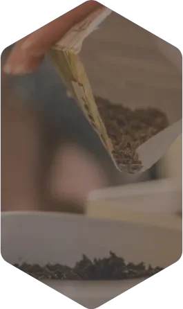 Insumos com pureza garantida.